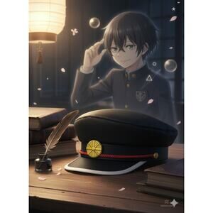 Yugi Amane Cosplay Hat Toilet-bound Hanako-kun Anime School Mystery Prop Cap